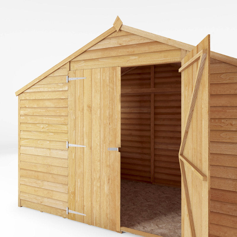Adley 5' x 10' Double Door Overlap Apex Shed | Sheds.co.uk