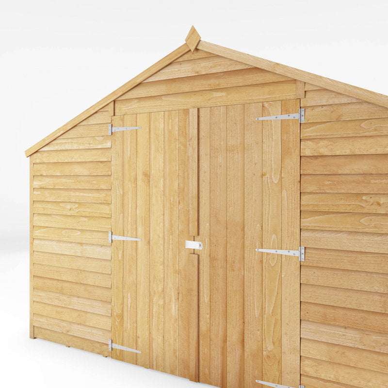 Adley 5' x 10' Double Door Overlap Apex Shed | Sheds.co.uk