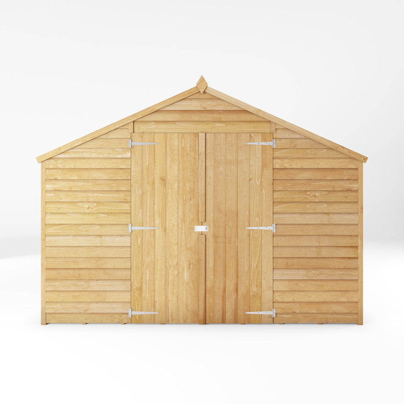 Adley 5' x 10' Double Door Overlap Apex Shed | Sheds.co.uk