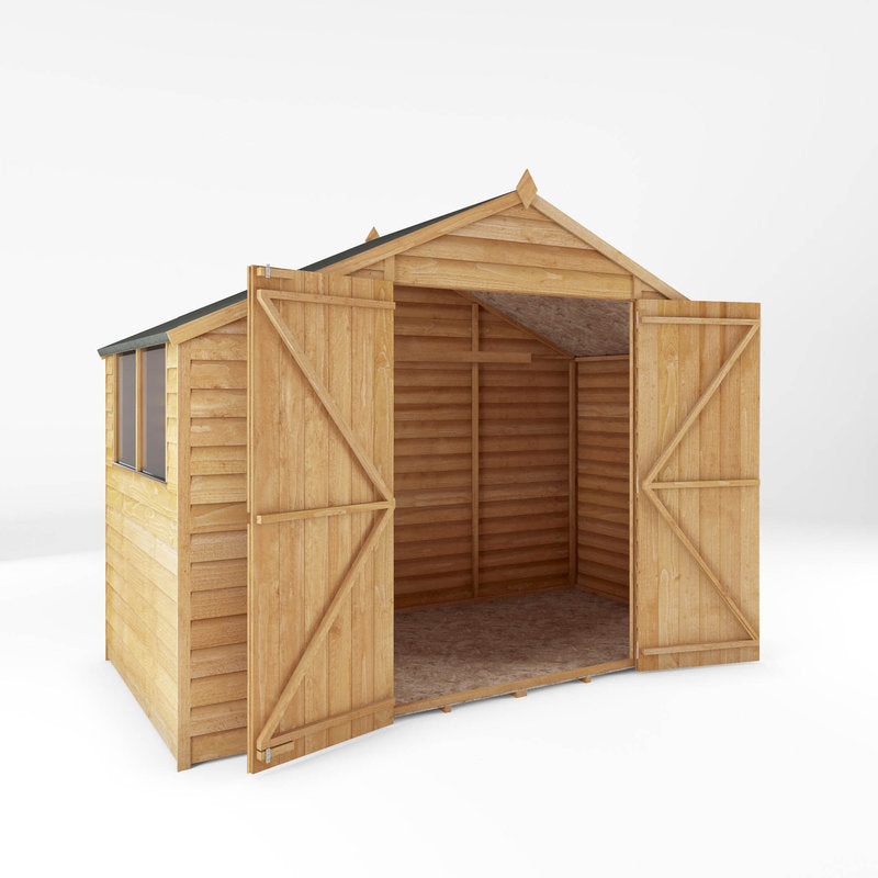 Adley 5' x 10' Double Door Overlap Apex Shed | Sheds.co.uk