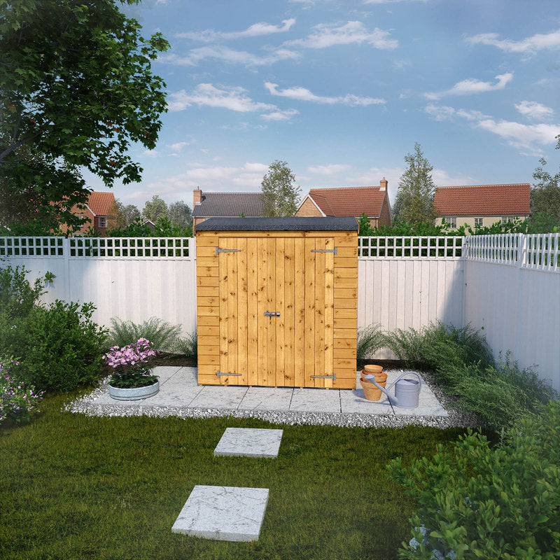 6 x 26" Tongue Groove Pent Shed