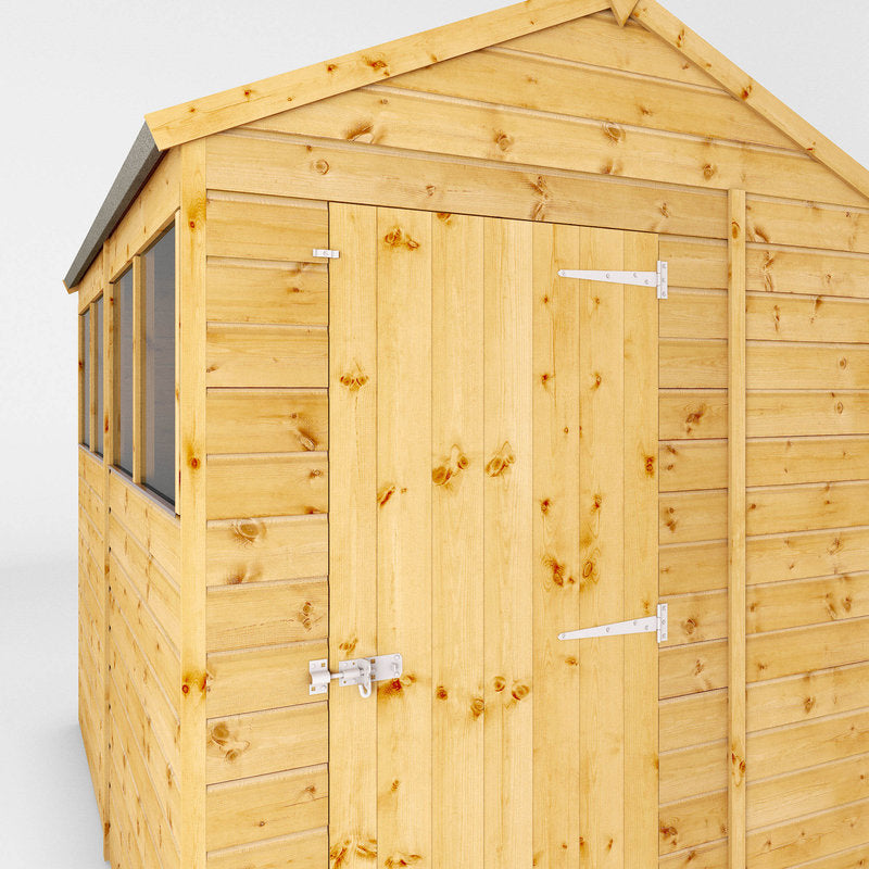 Adley 8' x 6' Premium Shiplap Modular Apex Shed | Sheds.co.uk