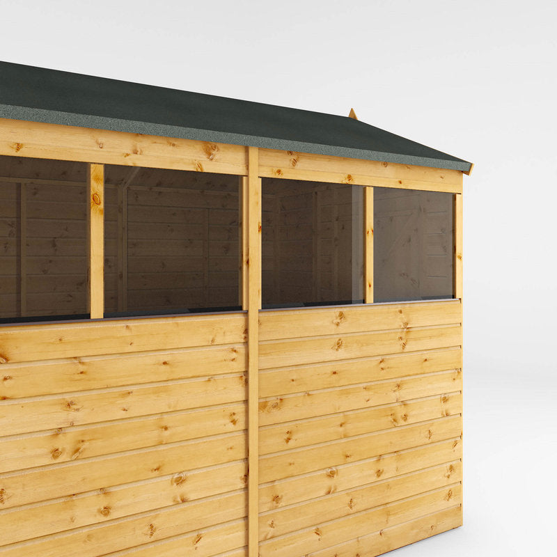 Adley 8' x 6' Premium Shiplap Modular Apex Shed | Sheds.co.uk