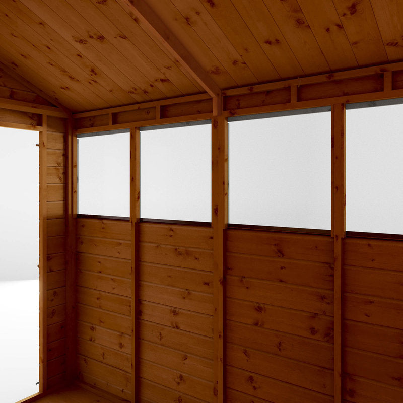 Adley 8' x 6' Premium Shiplap Modular Apex Shed | Sheds.co.uk