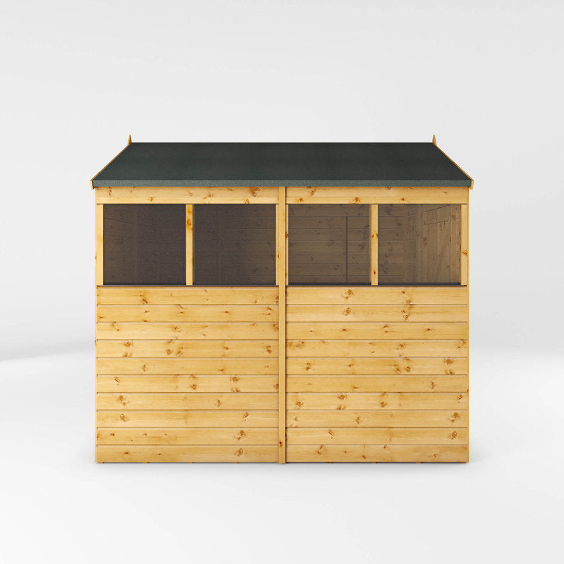Adley 8' x 6' Premium Shiplap Modular Apex Shed | Sheds.co.uk