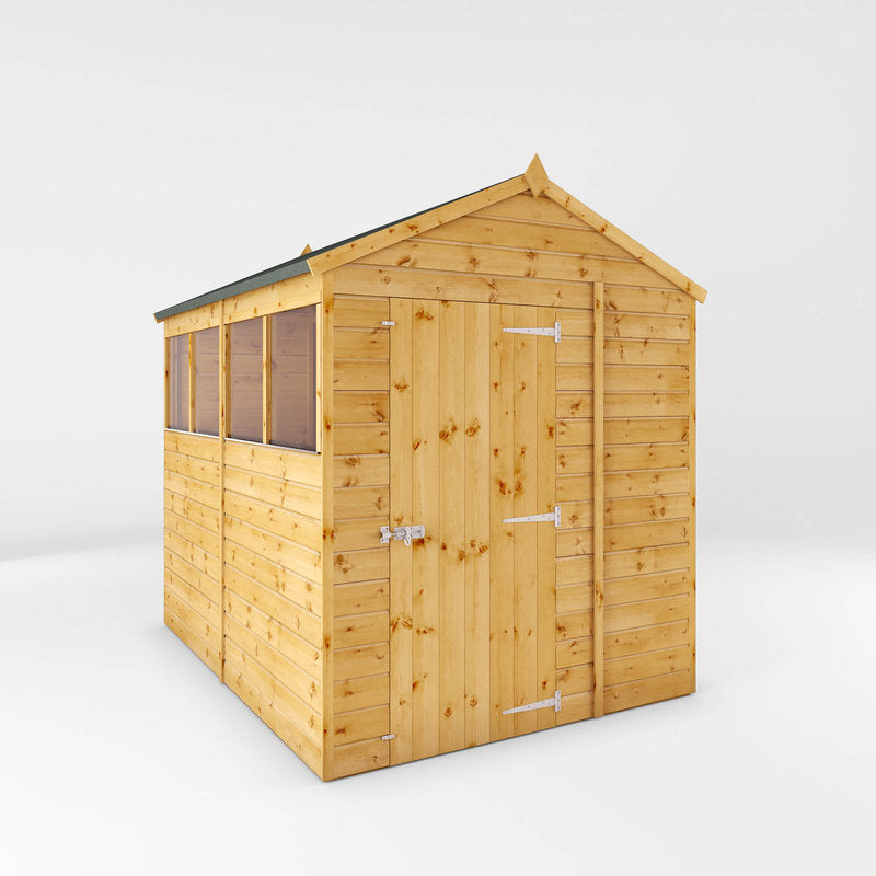 Adley 8' x 6' Premium Shiplap Modular Apex Shed | Sheds.co.uk