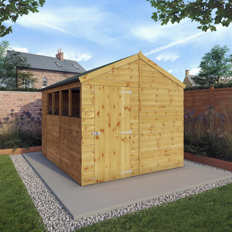 10 x 8 Premium Shiplap Modular Apex Shed