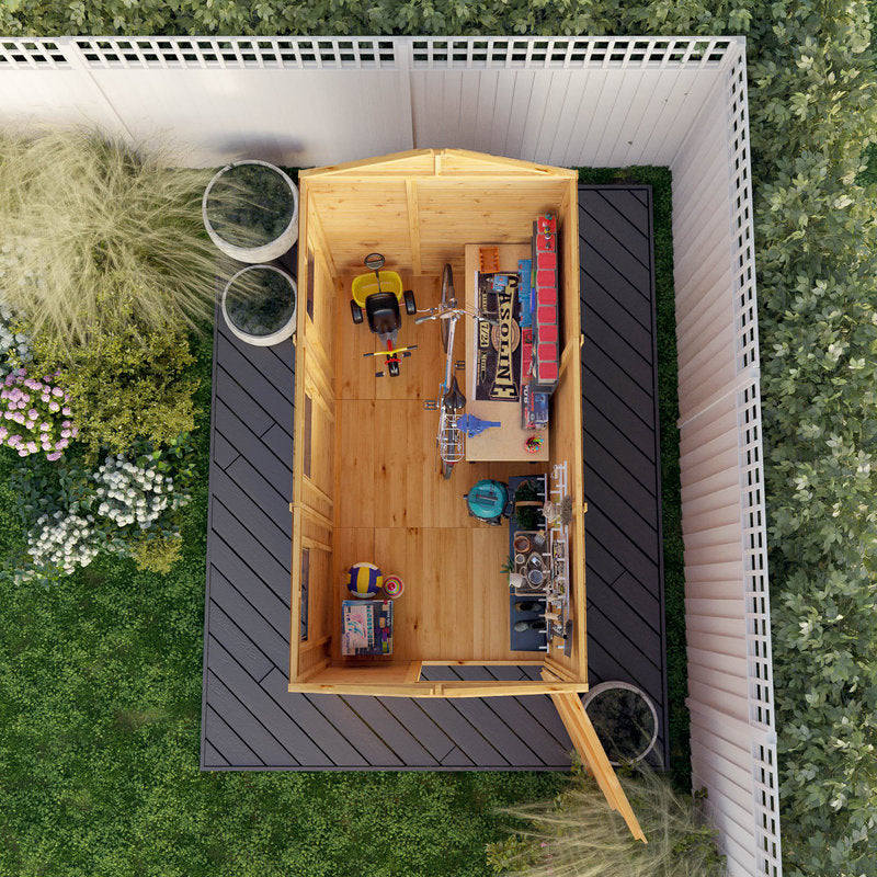 Adley 9' x 5' Modular Shiplap Apex Shed | Sheds.co.uk