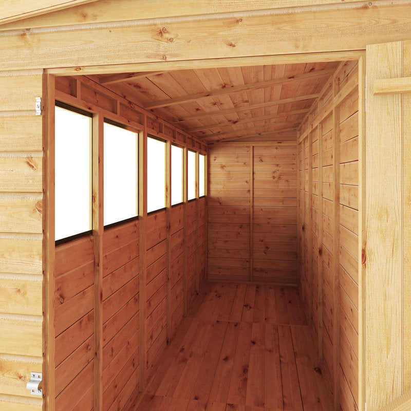 Adley 12' x 4' Modular Shiplap Pent Shed | Sheds.co.uk
