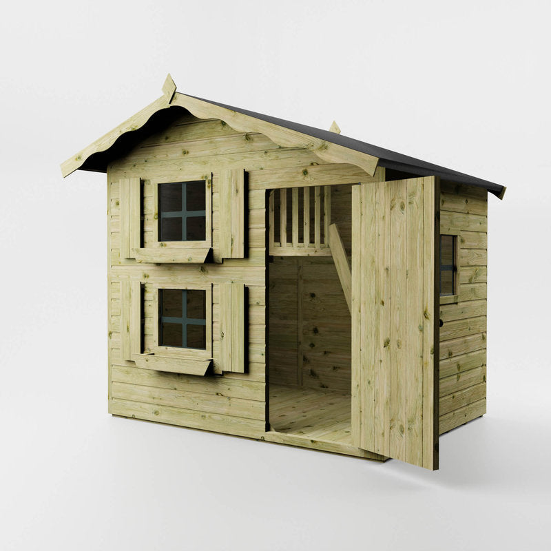 Adley 7' x 5' Jellytot Chalet Two Storey Playhouse | Sheds.co.uk