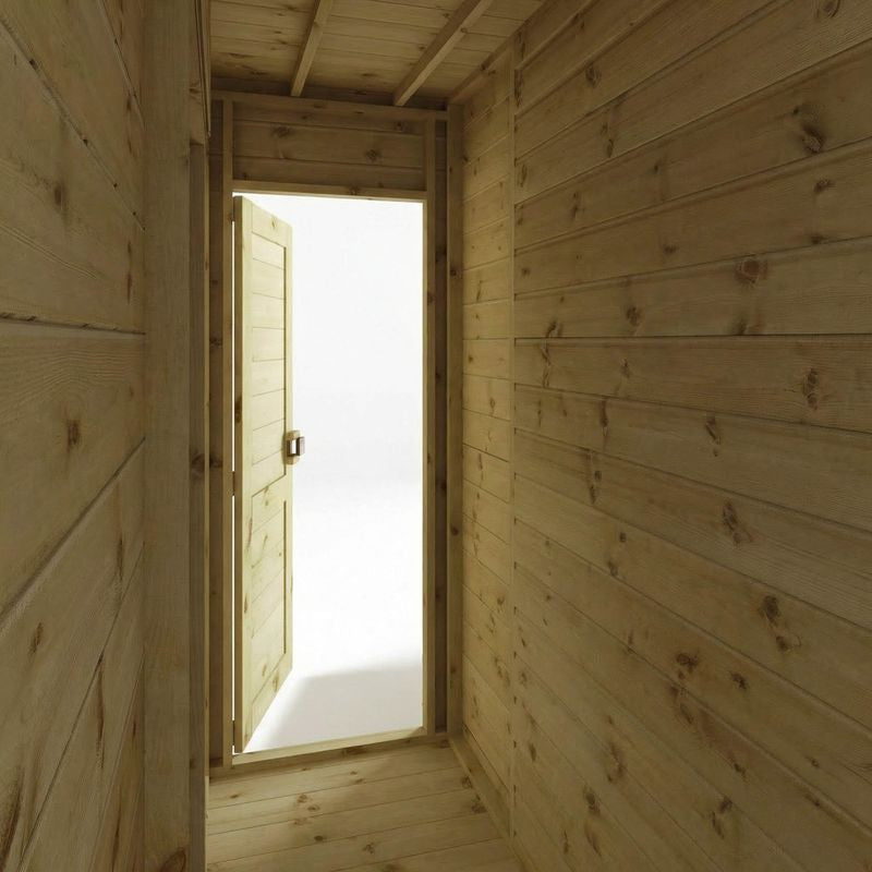 Adley 10' x 8' Cambridge Summer House With Side Shed | Sheds.co.uk