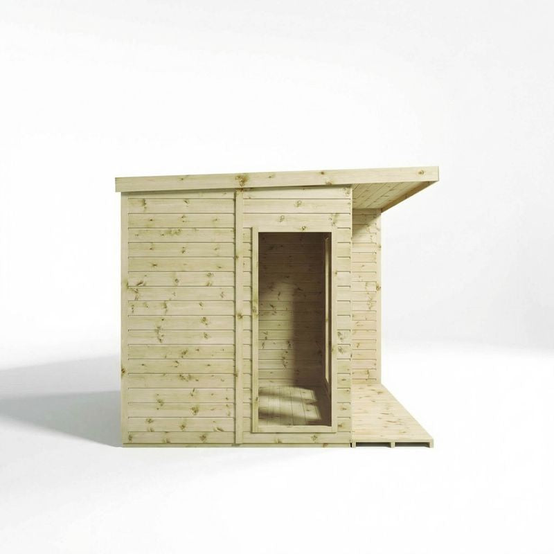 Adley 10' x 8' Cambridge Summer House With Side Shed | Sheds.co.uk