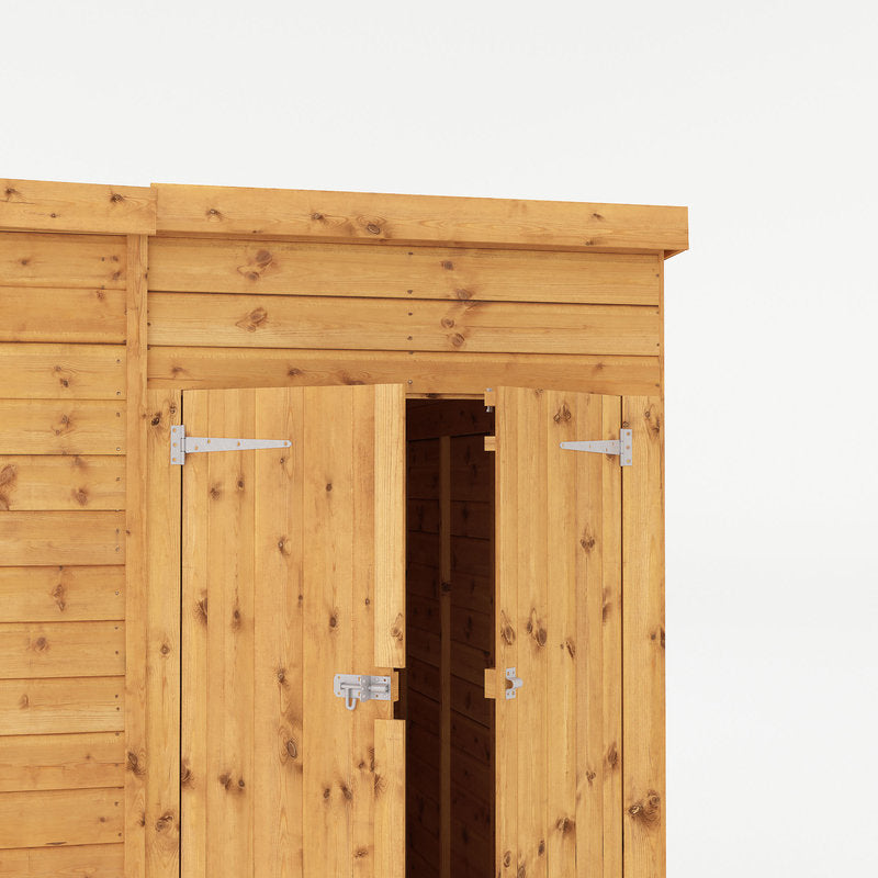Adley 12' x 8' Chelsea Deluxe Corner Summer House With Side Shed | Sheds.co.uk