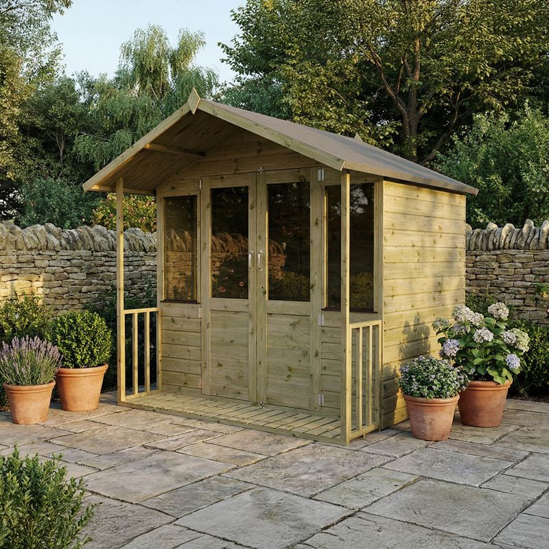 7 x 7 Traditional Summer House Veranda