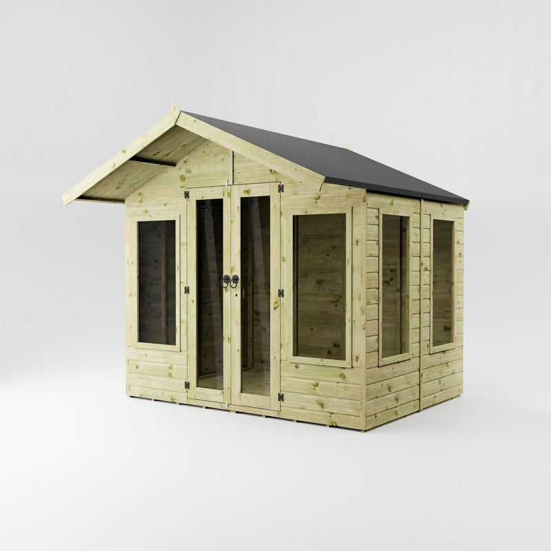 Adley 6' x 8' Adderbury Summer House With 2' Overhang | Sheds.co.uk