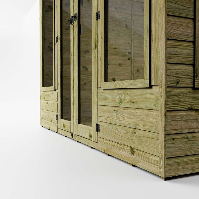 Adley 8' x 8' Adderbury Summer House With 2' Overhang | Sheds.co.uk