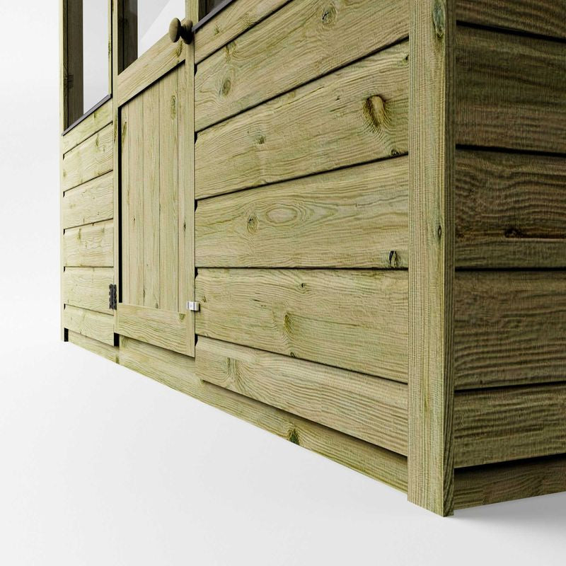 Adley 6' x 8' Budget Shiplap Greenhouse | Sheds.co.uk