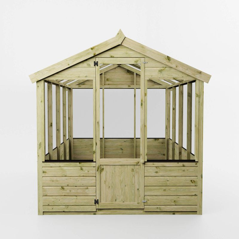 Adley 6' x 8' Budget Shiplap Greenhouse | Sheds.co.uk