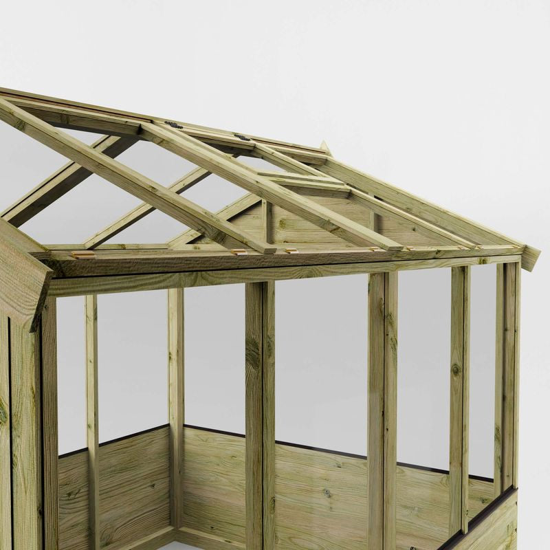 Adley 6' x 8' Budget Shiplap Greenhouse | Sheds.co.uk