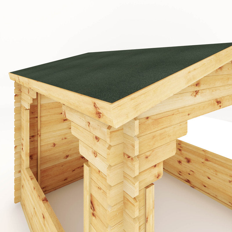 Adley 3m x 3m Gazebo Log Cabin - 28mm | Sheds.co.uk