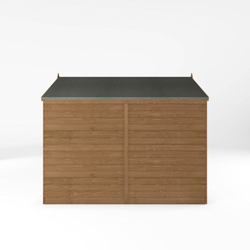 Adley 6' x 8' Pressure Treated Windowless Overlap Apex Shed | Sheds.co.uk