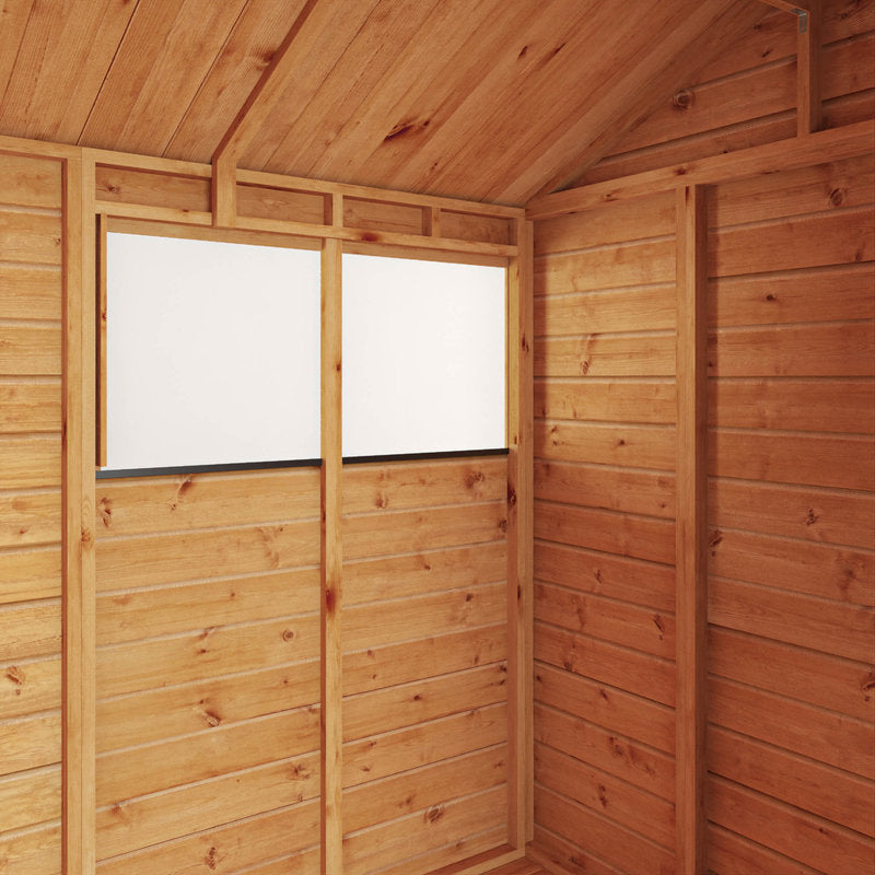 Adley 12' x 6' Lumberjack Premium Combi Wooden Greenhouse Shed | Sheds.co.uk