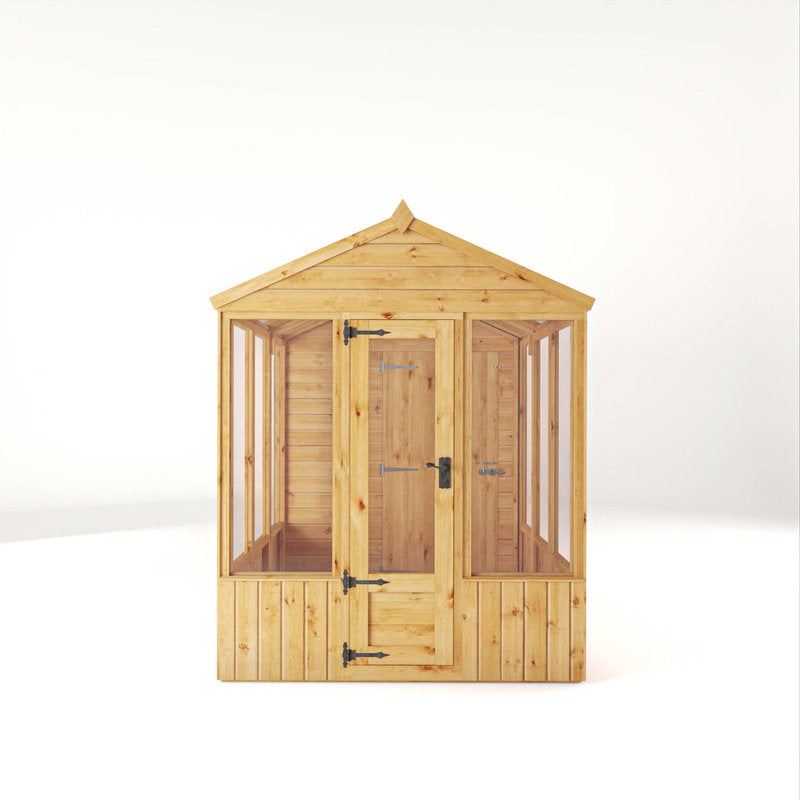 Adley 12' x 6' Lumberjack Premium Combi Wooden Greenhouse Shed | Sheds.co.uk