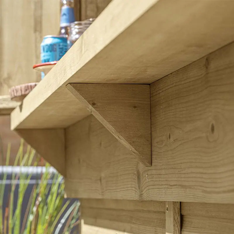 Hartwood 6' x 4' Pressure Treated Shiplap Reverse Apex Garden Bar | Sheds.co.uk