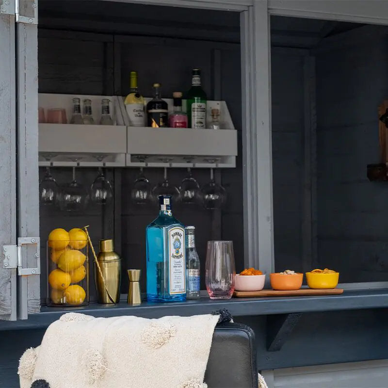 Hartwood 6' x 4' Pressure Treated Shiplap Reverse Apex Garden Bar | Sheds.co.uk