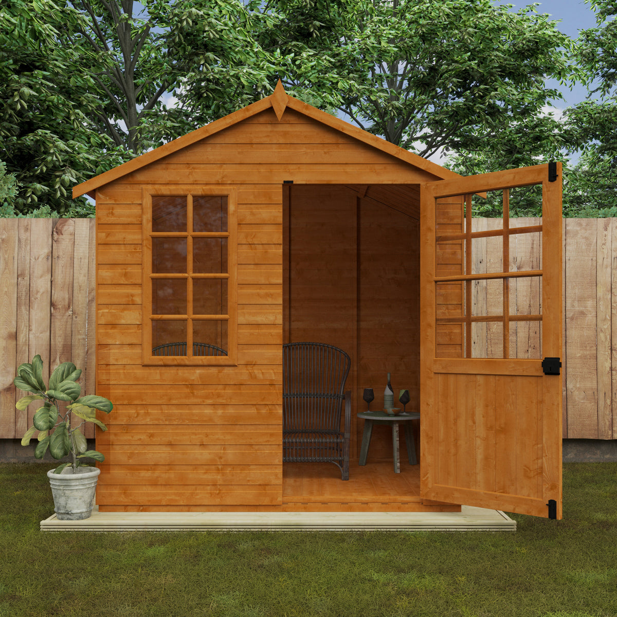 Redlands 7' x 5' Petit Summer House | Sheds.co.uk