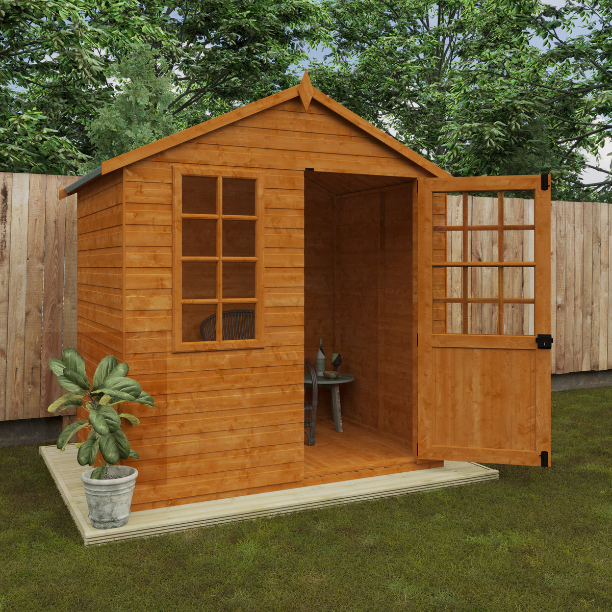 Redlands 7' x 5' Petit Summer House | Sheds.co.uk