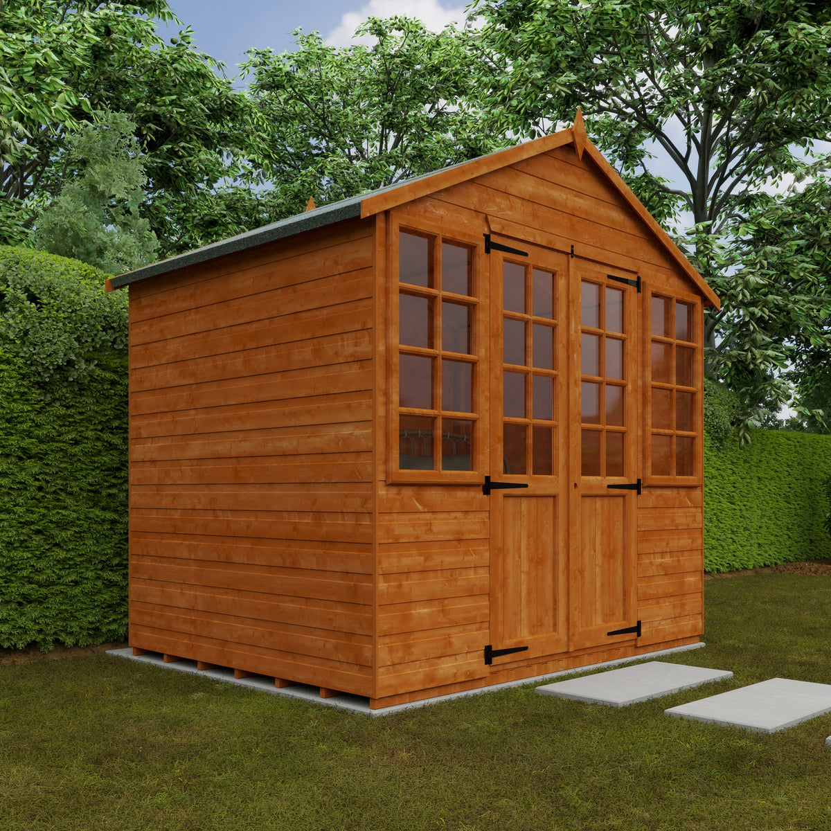 Redlands 8' x 6' Traditional Summer House | Sheds.co.uk
