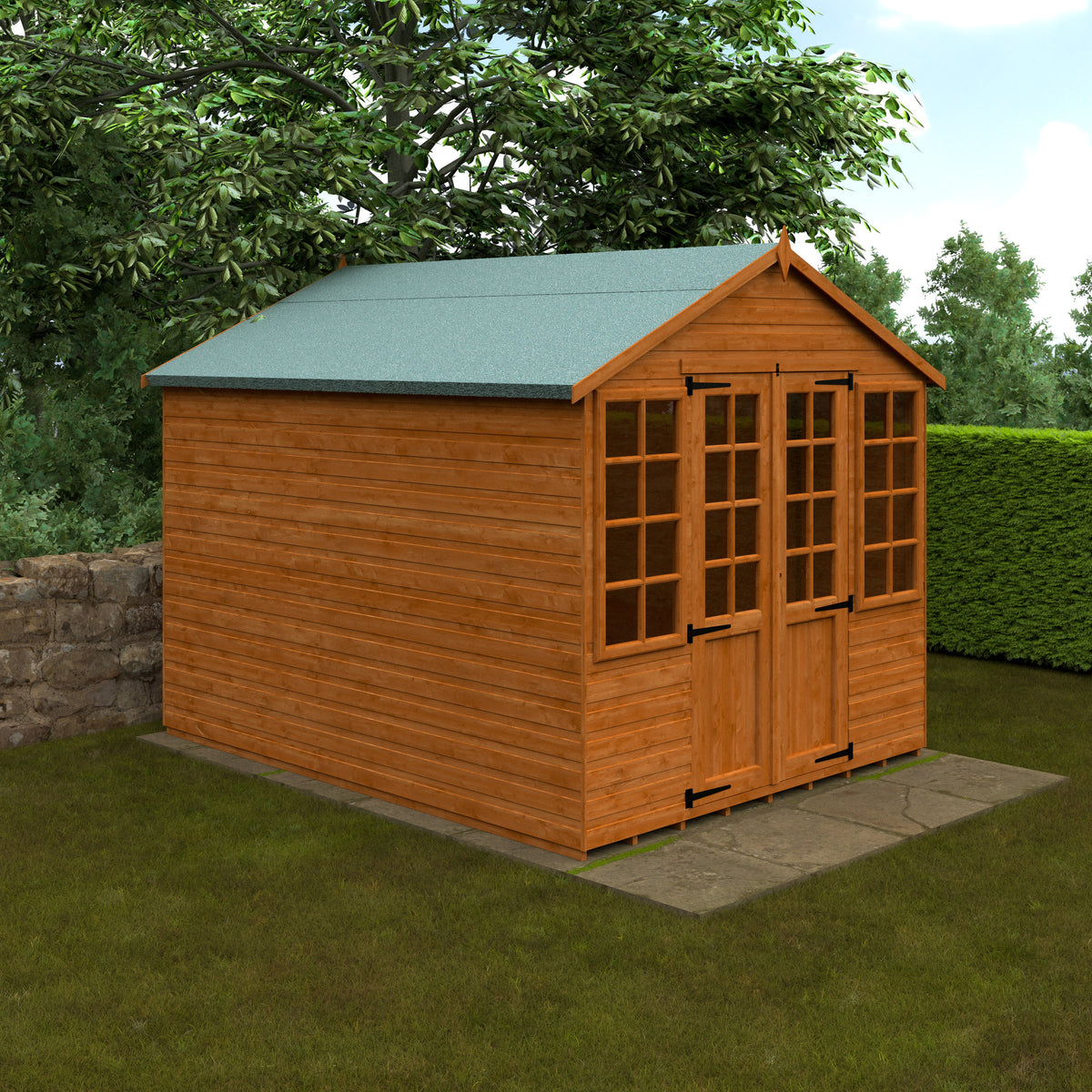 Redlands 8' x 10' Traditional Summer House | Sheds.co.uk