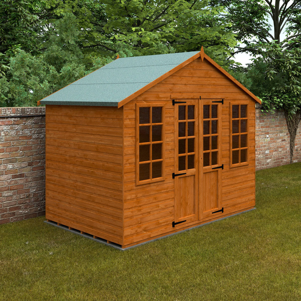 Redlands 6' x 10' Traditional Summer House | Sheds.co.uk