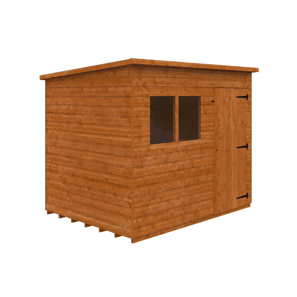 Redlands 8' x 6' Shiplap Pent Shed | Sheds.co.uk