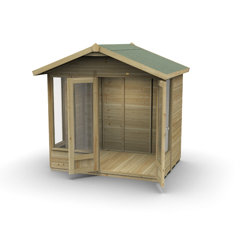 Hartwood 7' x 5' Pressure Treated Premium Tongue & Groove Apex Summer House | Sheds.co.uk
