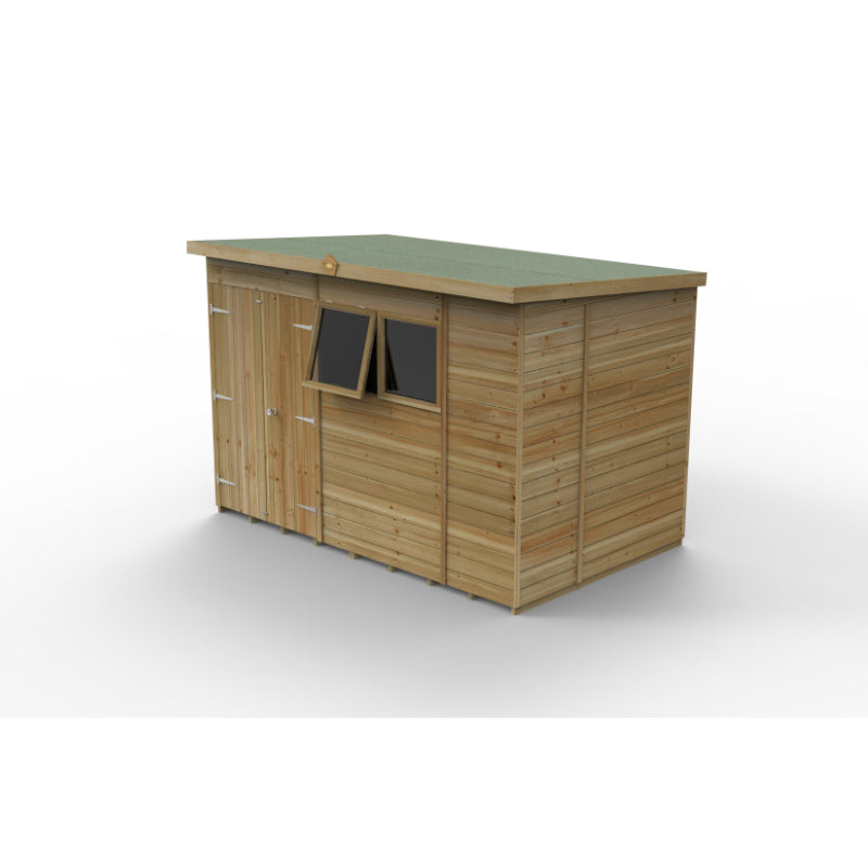 Hartwood 10' x 6' Pressure Treated Premium Tongue & Groove Pent Shed | Sheds.co.uk