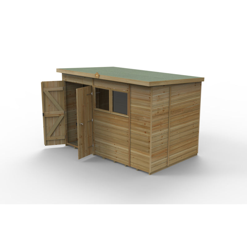 Hartwood 10' x 6' Pressure Treated Premium Tongue & Groove Pent Shed | Sheds.co.uk