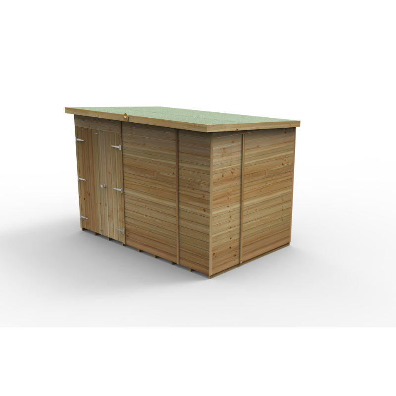 Hartwood 10' x 6' Pressure Treated Premium Tongue & Groove Pent Shed | Sheds.co.uk
