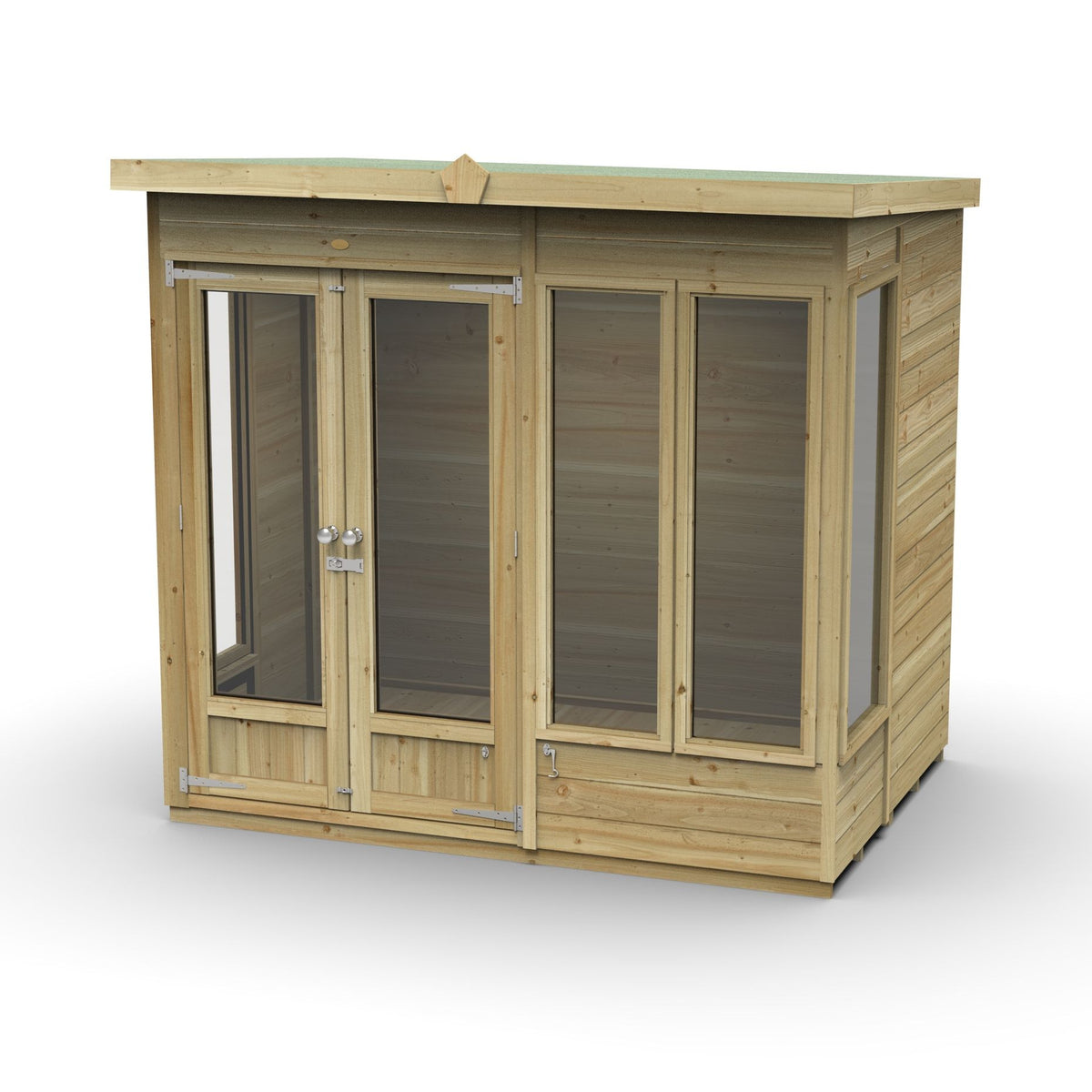 Hartwood 7' x 5' Pressure Treated Premium Tongue & Groove Pent Summer House | Sheds.co.uk
