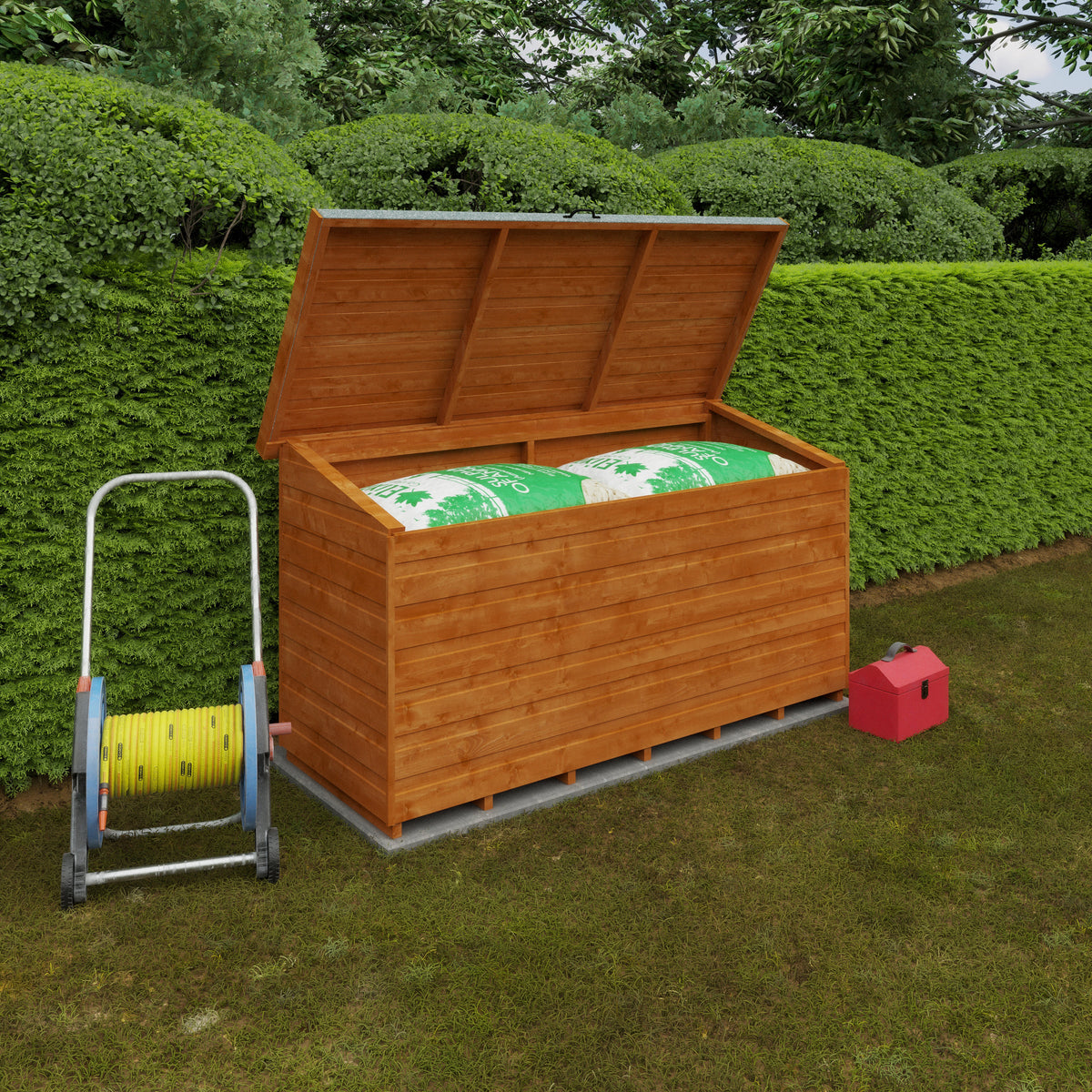 Redlands 6' x 2' Shiplap Tool Chest | Sheds.co.uk