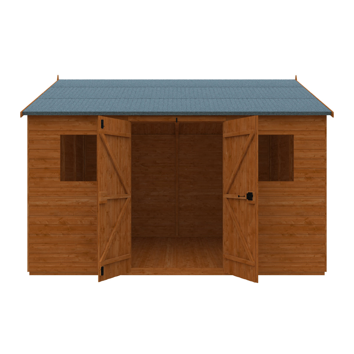 Redlands 8' x 16' Shiplap Reverse Apex Workshop | Sheds.co.uk