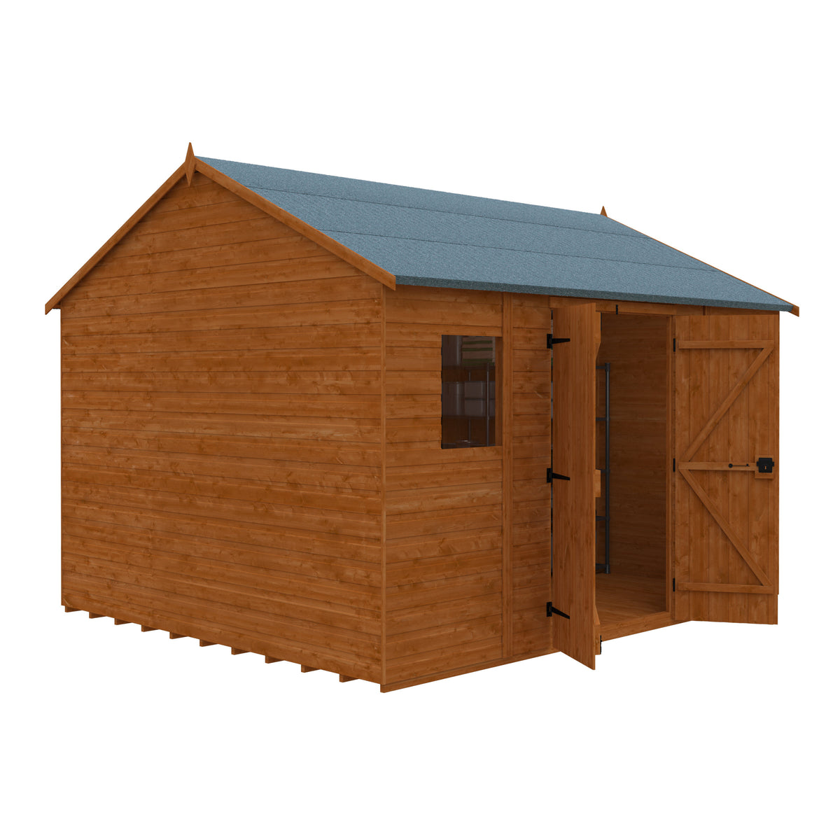 Redlands 8' x 16' Shiplap Reverse Apex Workshop | Sheds.co.uk