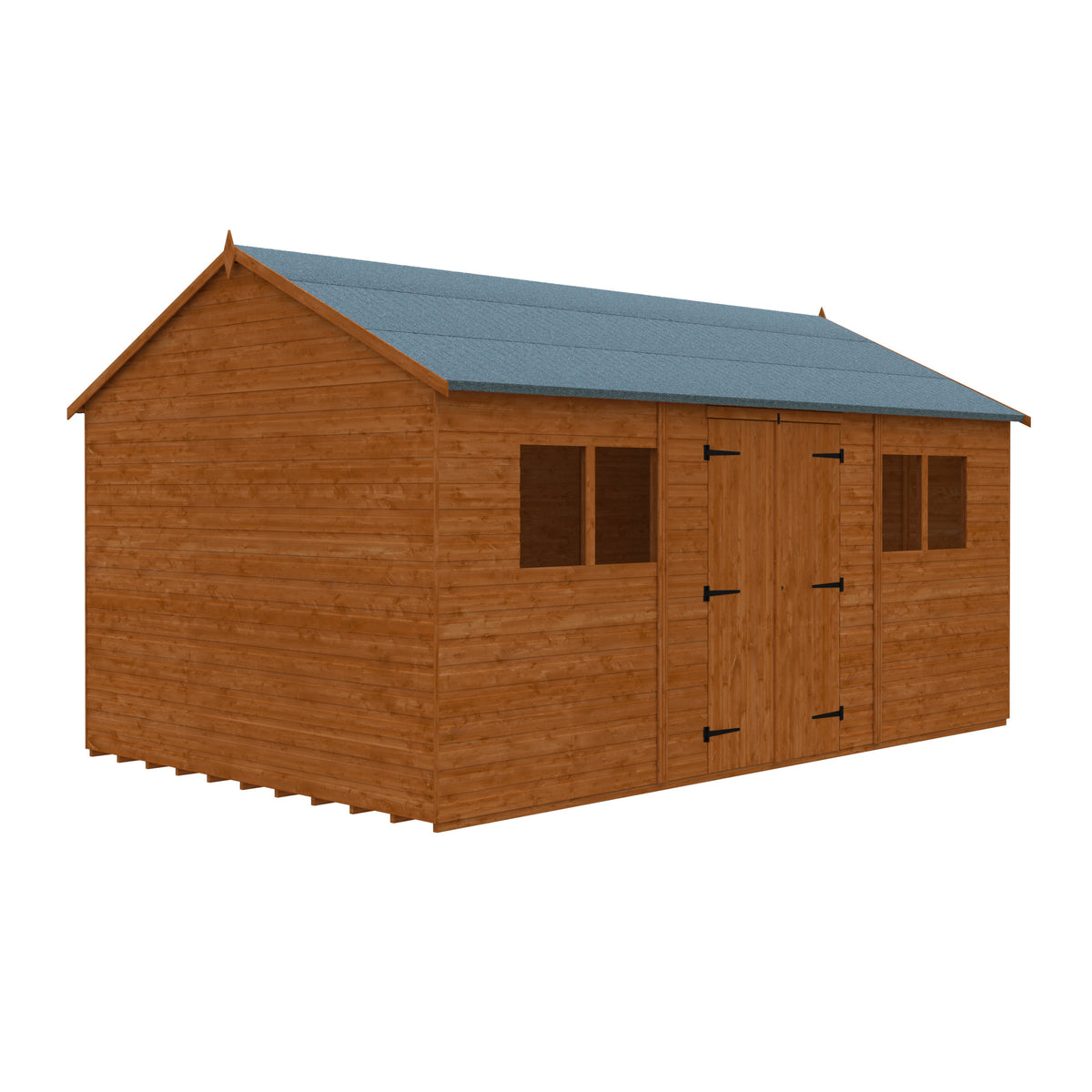 Redlands 10' x 16' Shiplap Reverse Apex Workshop | Sheds.co.uk