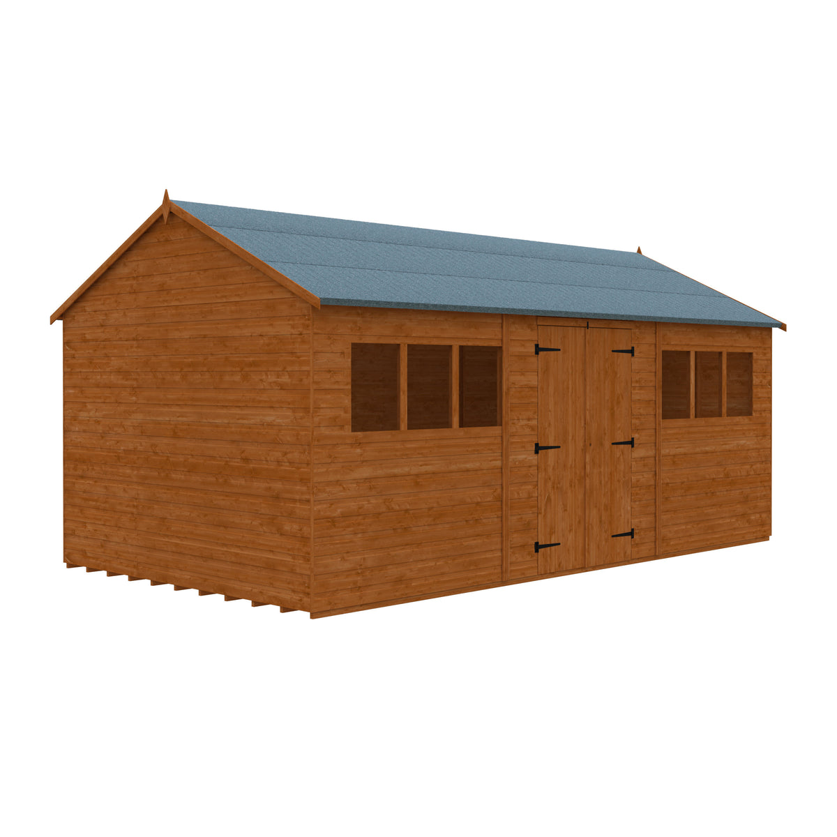 Redlands 10' x 18' Shiplap Reverse Apex Workshop | Sheds.co.uk
