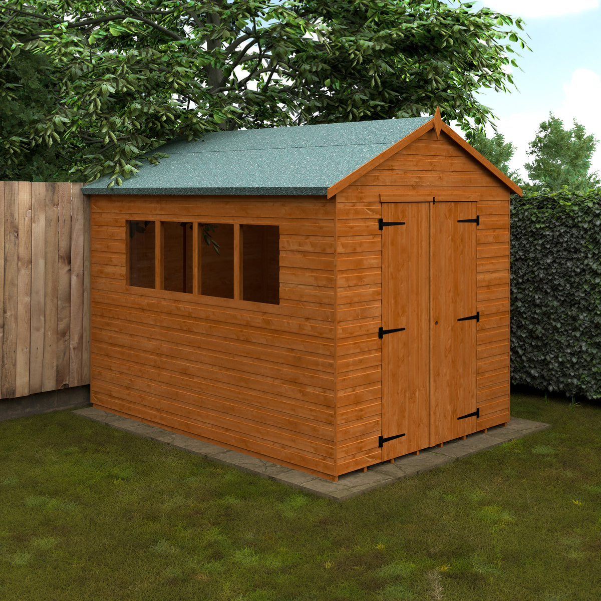 Redlands 7' x 10' Shiplap Apex Heavyweight Workshop | Sheds.co.uk