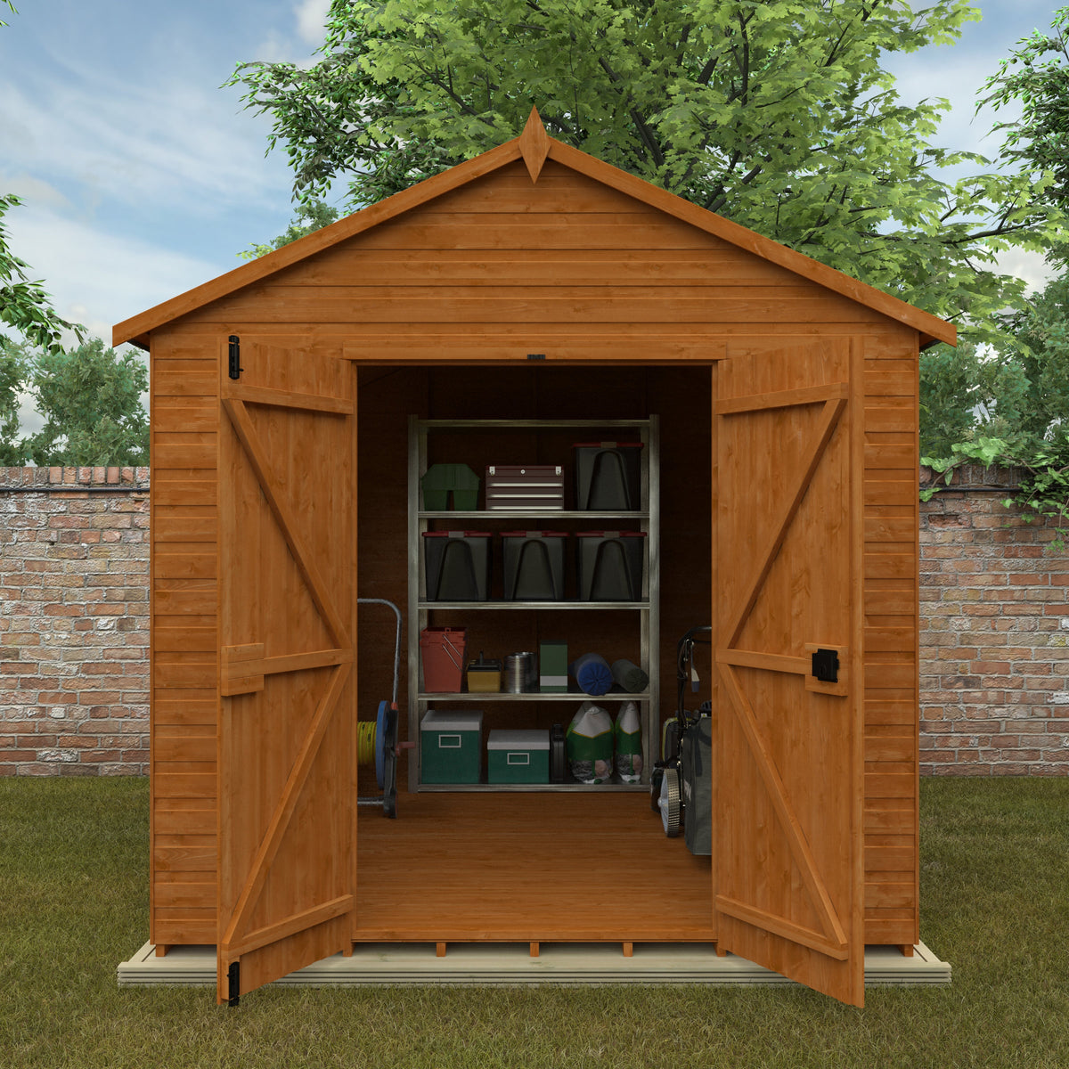Redlands 6' x 8' Shiplap Apex Heavyweight Workshop | Sheds.co.uk