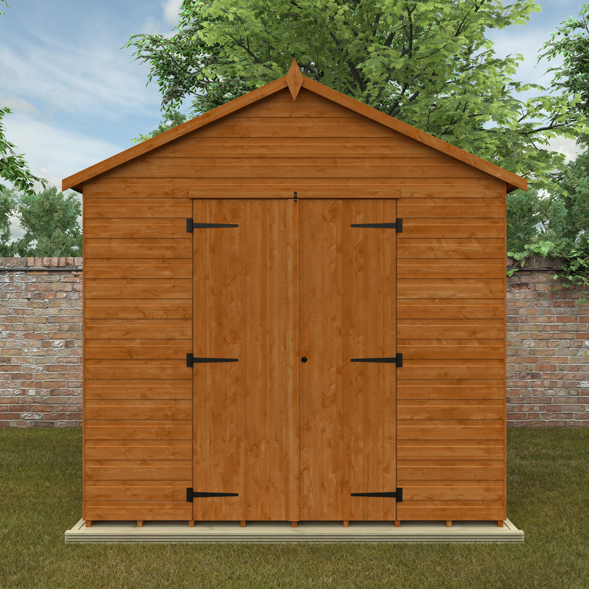 Redlands 6' x 8' Shiplap Apex Heavyweight Workshop | Sheds.co.uk