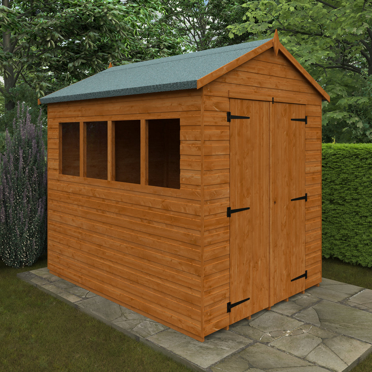 Redlands 6' x 8' Shiplap Apex Heavyweight Workshop | Sheds.co.uk