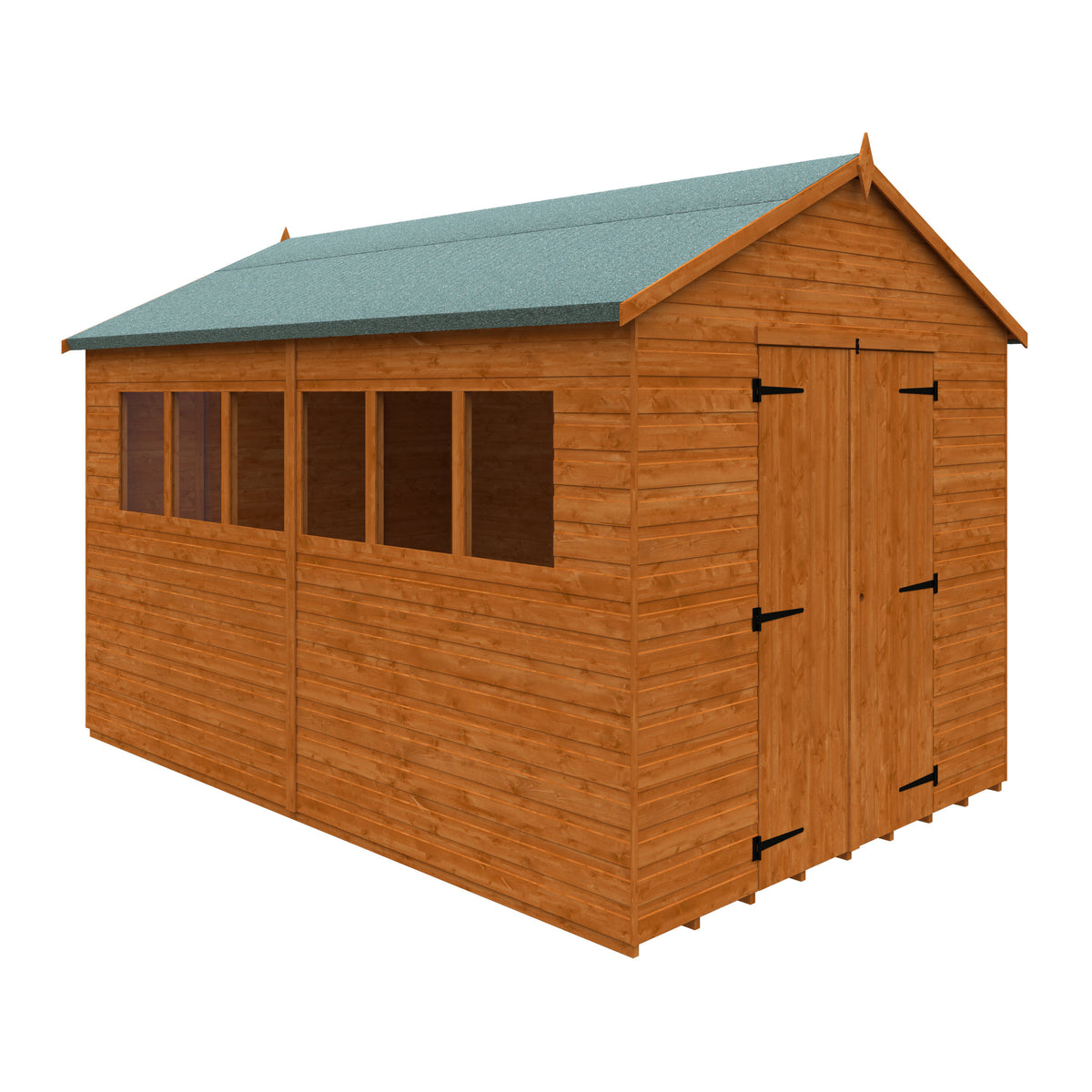 Redlands 8' x 12' Shiplap Apex Heavyweight Workshop | Sheds.co.uk